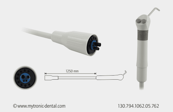 MC 3FP Spritze (abgewinkelt) mit Schlauch - 1300 mm