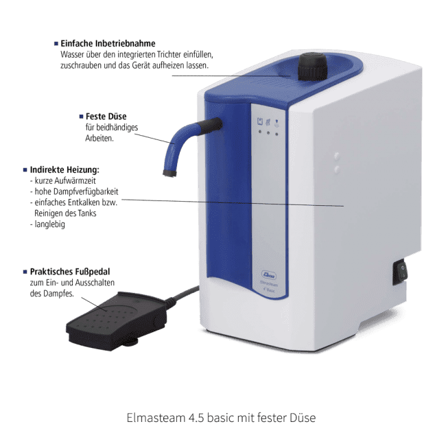 Elmasteam 4.5 basic - Dampfstrahlreiniger